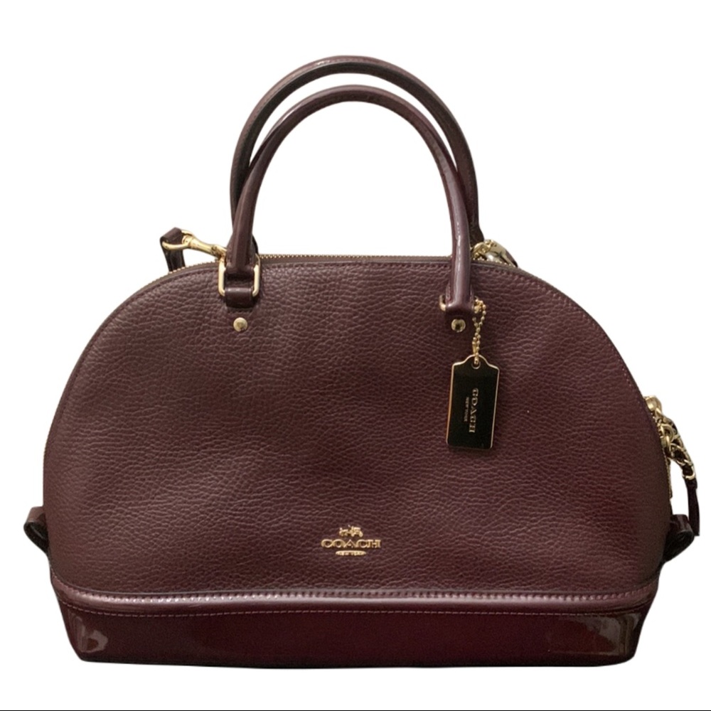 Coach Burgundy “Sierra” Satchel